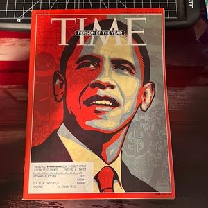 Time Magazine with Barack Obama on the cover Person of the Year